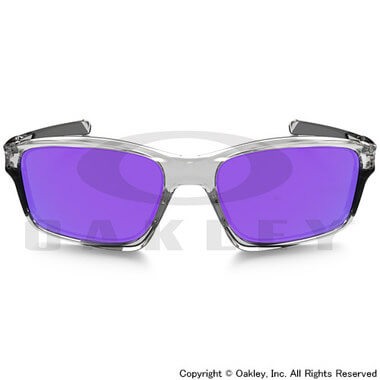 【OAKLEY】オークリーコピー ブランド公式ショップ チェーンリンクアジアンフィット(CHAINLINK ASIAN FIT) フレームカラー（Polished Clear） レンズカラー（Violet Iridium） ミラー（イリジウム）レンズ メンズライフスタイルサングラス